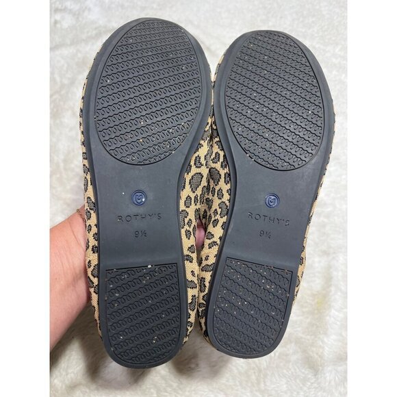 Rothy’s leopard print ballet flats women shoe size 9.5 - Picture 5 of 8